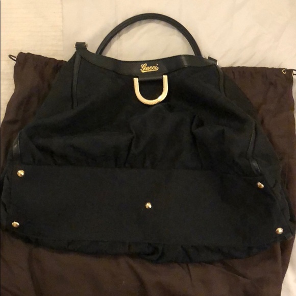Authentic Gucci "GG" canvas large hobo - Picture 7 of 8
